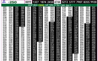 Rajshree 50 shani weekly lottery 7.30pm result 23 November 2024