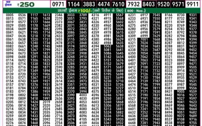 Rajshree 50 Budh weekly lottery 7.30pm result 18 December 2024
