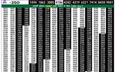 Rajshree 50 shani weekly lottery 7.30pm result 7 December 2024