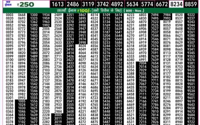 Rajshree 50 shukra weekly lottery 7.30pm result 13 December 2024