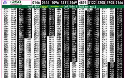Rajshree 50 guru weekly lottery 7.30pm result 30 january 2025