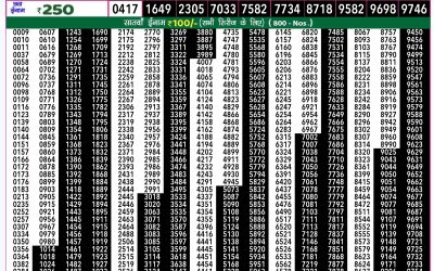Rajshree 50 guru weekly lottery 7.30pm result 2 january 2025