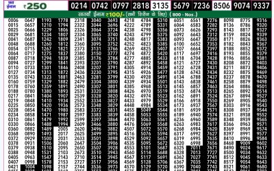 Rajshree 50 Shukra weekly lottery 7.30pm result 10 january 2025