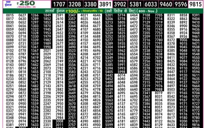 Rajshree 50 guru weekly lottery 7.30pm result 6 February 2025