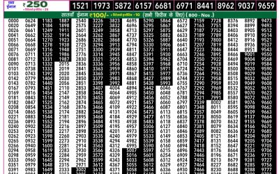 Rajshree 50 shani weekly lottery 7.30pm result 22 February 2025