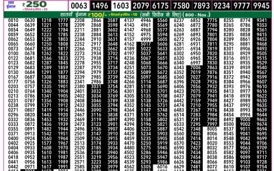 Rajshree 50 Shukra weekly lottery 7.30pm result 28 February 2025