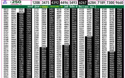 Rajshree 50 Shukra weekly lottery 7.30pm result 14 March 2025