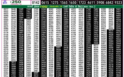 Rajshree 50 mangal weekly lottery 7.30pm result 11 March 2025
