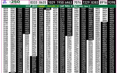 Rajshree 50 mangal weekly lottery 7.30pm result 25 March 2025