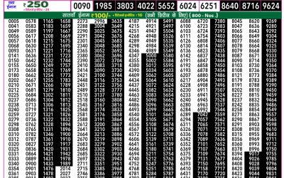 Rajshree 50 shani weekly lottery 7.30pm result 15 March 2025