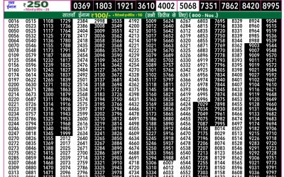 Rajshree 50 Shukra weekly lottery 7.30pm result 7 March 2025