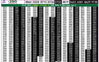Rajshree 50 Shukra weekly lottery 7.30pm result 28 March 2025