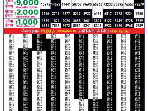 Rajshree Lottery Result Today