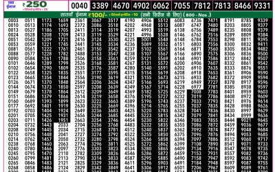 Rajshree 50 Budh weekly lottery 7.30pm result 30 April 2025