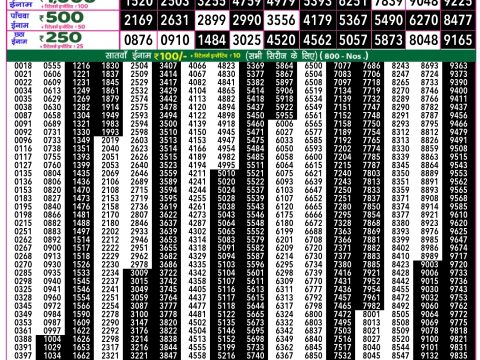 Rajshree Lottery Result Today