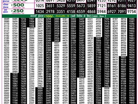Rajshree Lottery Result Today