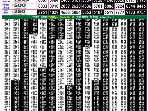 Rajshree Lottery Result Today