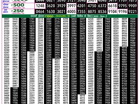 Rajshree Lottery Result Today