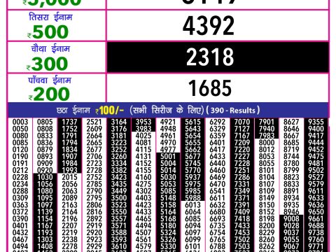 Rajshree Lottery Result Today