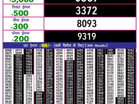 Rajshree Lottery Result Today