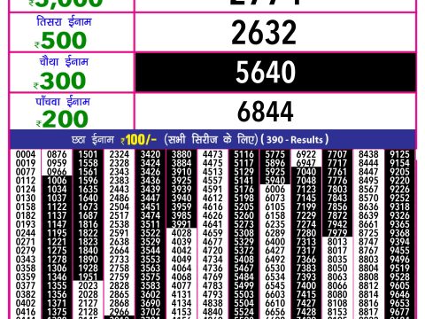 Rajshree Lottery Result Today