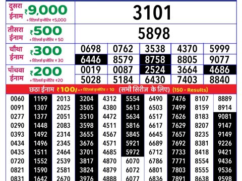 Rajshree Lottery Result Today