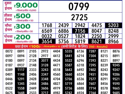 Rajshree Lottery Result Today
