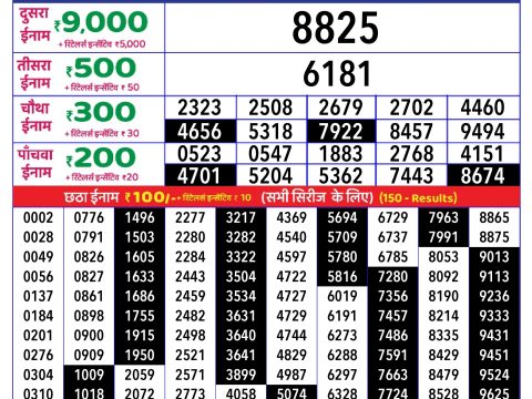 Rajshree Lottery Result Today