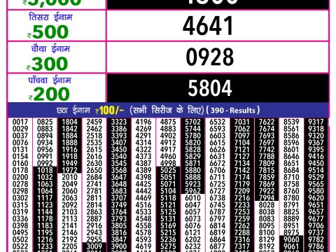 Rajshree Lottery Result Today