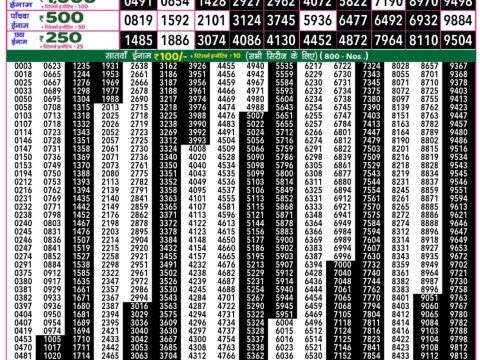 Rajshree Lottery Result Today