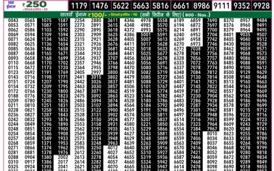 Rajshree 50 Shukra weekly lottery 7.30pm result 9 May 2025