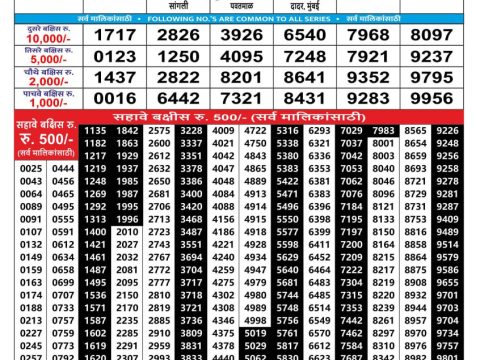Rajshree Lottery Result Today