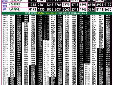 Rajshree Lottery Result Today