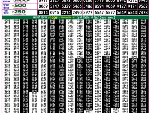 Rajshree Lottery Result Today