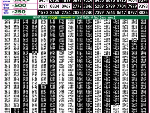 Rajshree Lottery Result Today