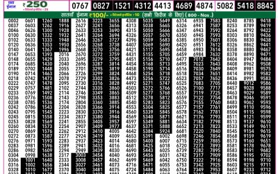 Rajshree 50 mangal weekly lottery 7.30pm result 20 May 2025
