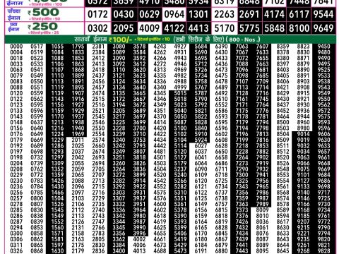 Rajshree Lottery Result Today