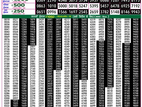 Rajshree Lottery Result Today