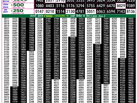 Rajshree Lottery Result Today