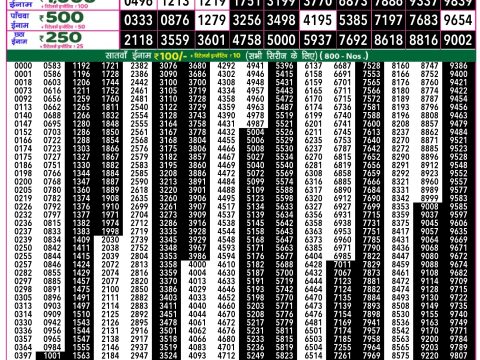 Rajshree Lottery Result Today