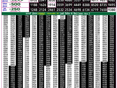 Rajshree Lottery Result Today