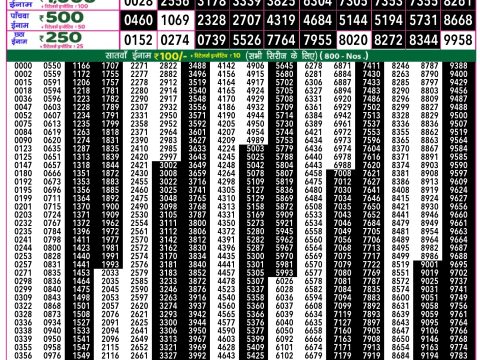 Rajshree Lottery Result Today