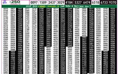 Rajshree 50 Shukra weekly lottery 7.30pm result 30 May 2025