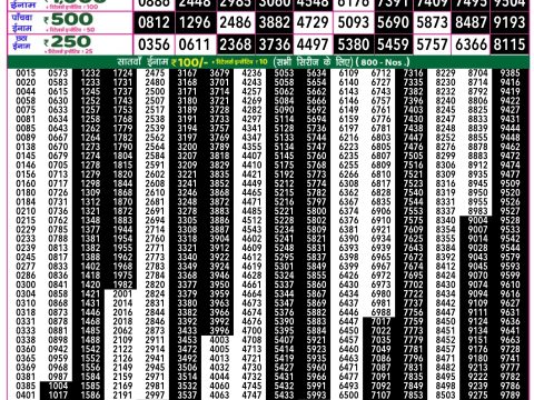 Rajshree Lottery Result Today