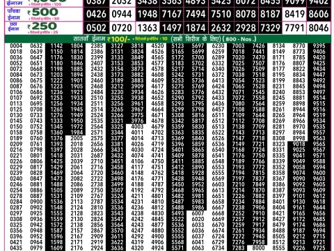 Rajshree Lottery Result Today