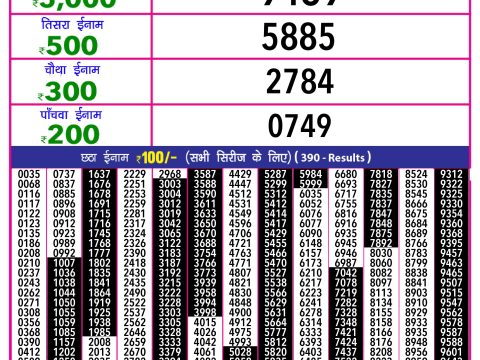 Rajshree Lottery Result Today