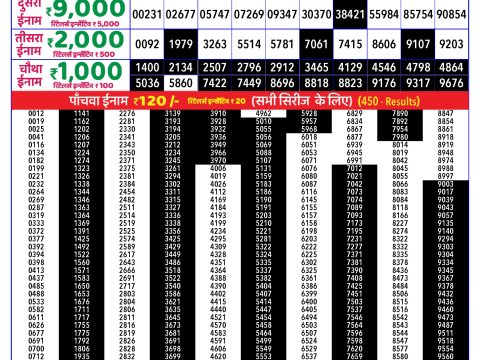 Rajshree Lottery Result Today