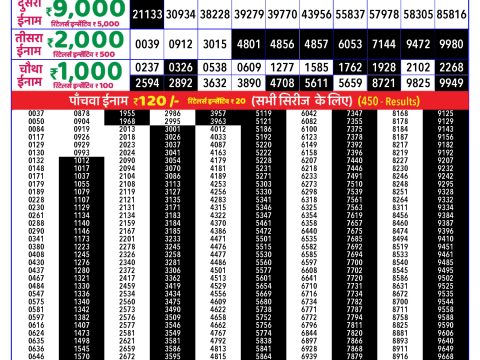 Rajshree Lottery Result Today
