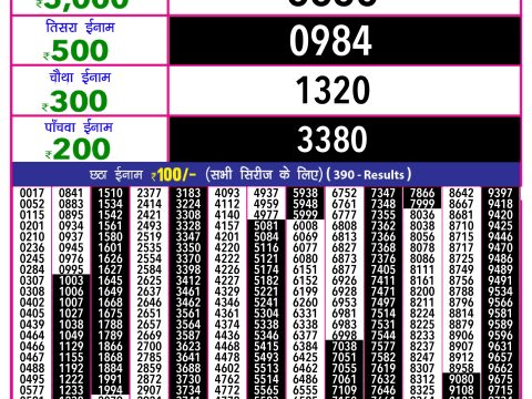 Rajshree Lottery Result Today