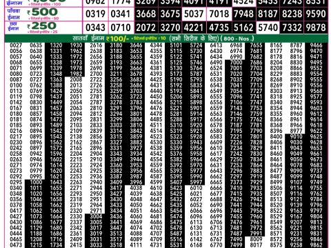 Rajshree Lottery Result Today